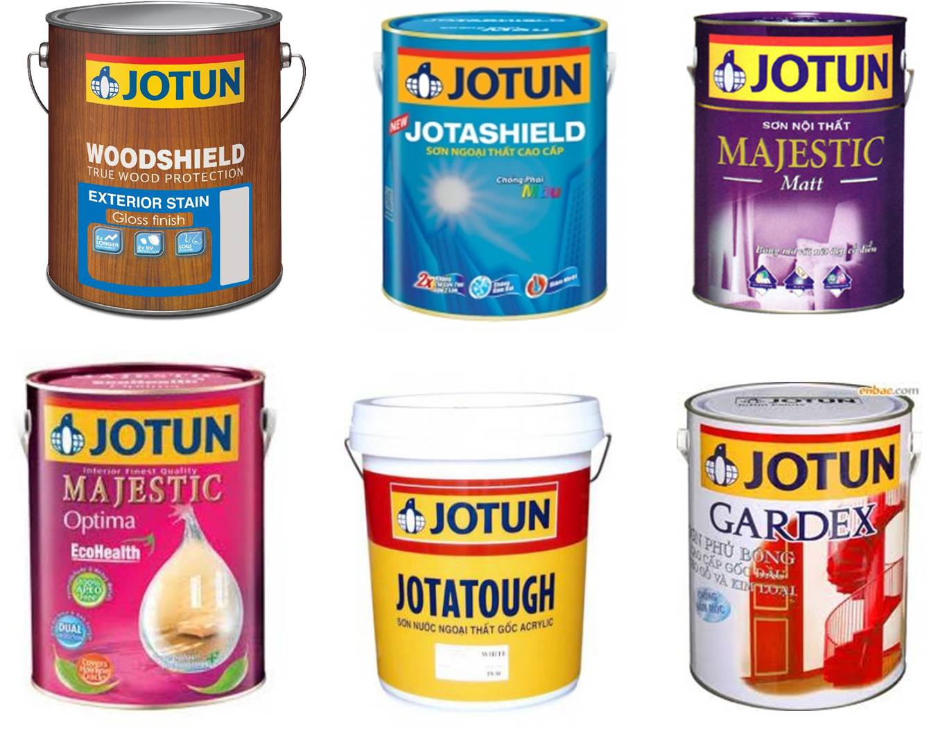 Sơn Jotun là thương hiệu nổi tiếng về sơn cao cấp với nhiều loại sản phẩm khác nhau, phù hợp với tất cả các mục đích sơn như sơn tường, sơn gỗ, sơn kim loại... Hãy truy cập ngay để khám phá sản phẩm và nhận được những ưu đãi hấp dẫn.